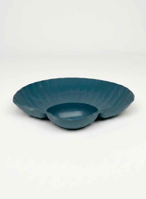 PLATO CONCHA AZUL