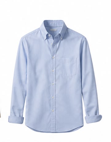 camisa de vestir celeste
