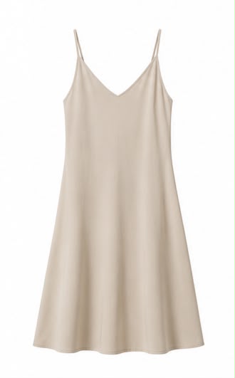 Vestido beige